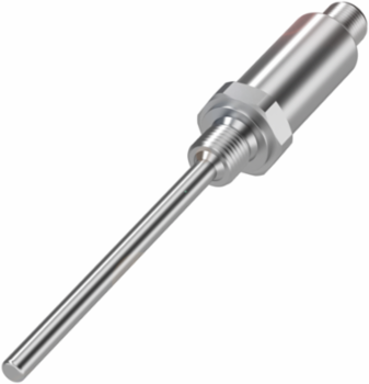 Media-Contacting Temperature Sensor, -30 to 150 °C, 100 mm Length, IP67