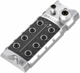 IO-Link Safety Module, 8x M12, IP67, 4A Current, Zinc Housing