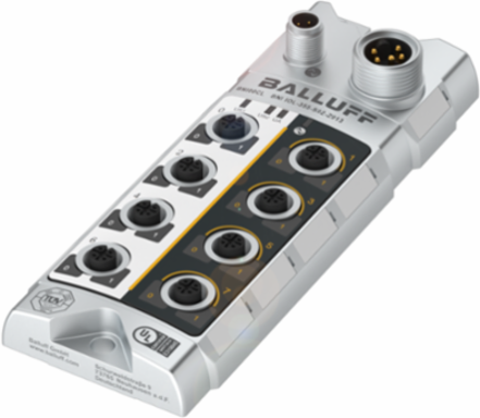 IO-Link Safety Block, 68 x 32.4 x 181.5 mm, IP67, 8 PNP Outputs