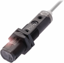 Photoelectric Sensor, 0-16 m Range, 18 x 77 mm, Laser Red Light