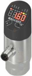 Pressure Sensor with Display, 0-100 bar, IP67, Stainless Steel Housing