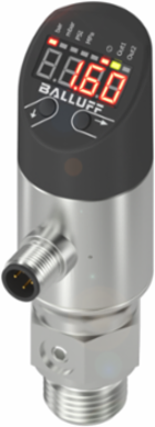 Front Flush Pressure Sensor, M12x1-Male, 15 bar, -40 to 125 °C