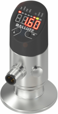 Front Flush Pressure Sensor, 0-0.5 Bar, Stainless Steel, IP67/IP69K