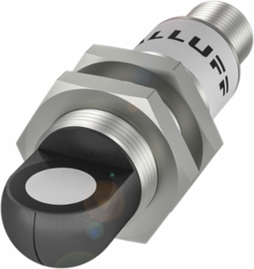 Ultrasonic Sensor 18 mm, 65-600 mm Range, IP67, 4-20 mA Output