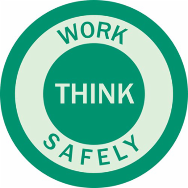Hard Hat Label Fluorescent Green Glow 2 Inch Dia Retroreflective Sheeting