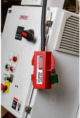 Electrical Plug Lockout Device, Maximum Number of Padlocks 1