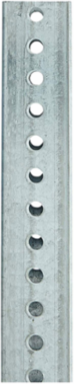 Galvanized Square Breakaway Base Post, 3' H x 1.75" W x 1.75" D