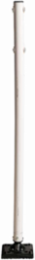 Heavy Duty Flexible Sign Post, 5' H x 8" W x 8" D, Polypropylene, White