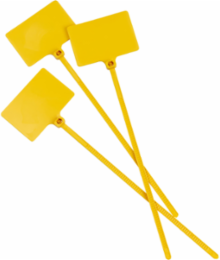 Yellow, 9", Pull-Tight Seal, Pack of 100 Each