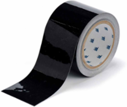 ToughStripe® Floor Marking Tape Roll - Polyester, Solid Color, Black, 3" x 100'