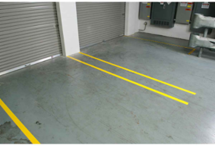ToughStripe® Floor Marking Tape Roll - Polyester, Solid Color, Yellow, 3" x 100'