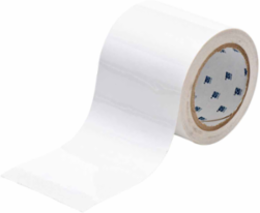 ToughStripe® Floor Marking Tape Roll - Polyester, Solid Color, White, 4" x 100'