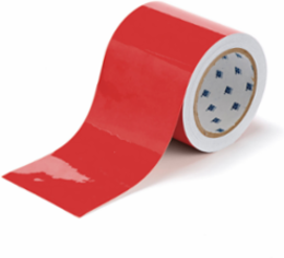 ToughStripe® Floor Marking Tape Roll - Polyester, Solid Color, Red, 4" x 100'