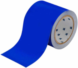ToughStripe® Floor Marking Tape Roll - Polyester, Solid Color, Blue, 4" x 100'