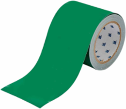 ToughStripe® Floor Marking Tape Roll - Polyester, Solid Color, Green, 4" x 100'