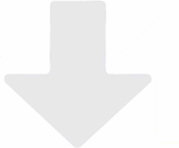 ToughStripe® Floor Marking Tape Arrows - Polyester, Solid Color, White, 2" x 5"