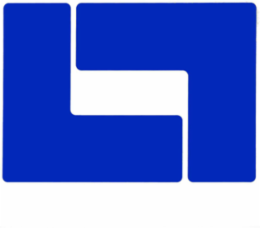 ToughStripe® Floor Marking Tape L-Shaped Corner Marks - Polyester, Solid Color, Blue, 3" x 8"