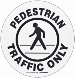 Floor Sign, 17" Dia x 0.011" D