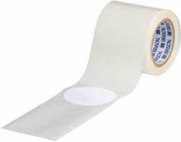 ToughStripe® Floor Marking Tape Dots - Polyester, Solid Color, White, 3.5" x 100'