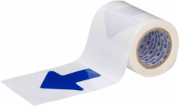 ToughStripe® Floor Marking Tape Arrows - Polyester, Solid Color, Blue, 2" x 5" x 100'
