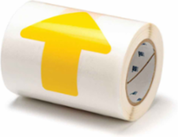 ToughStripe® Floor Marking Tape Arrows - Polyester, Solid Color, Yellow, 2" x 5" x 100'