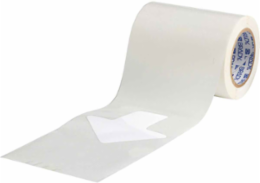 ToughStripe® Floor Marking Tape Arrows - Polyester, Solid Color, White, 2" x 5" x 100'