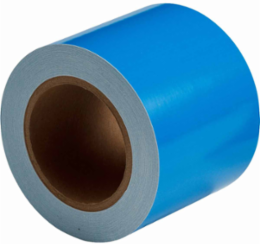 Pipe Marking Tape 4 Inch x 30 Yard Blue, Weather-Resistant Vinyl, Permanent Adhesive