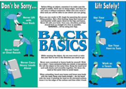 Safety Poster 20 Inch H x 29 Inch W - Indoor Use, Vinyl Material
