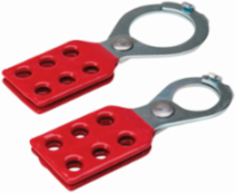 Steel Lockout Hasp, 1" Diameter Jaws