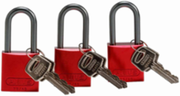 Standard Size Aluminum Padlocks - 6-Pin Cylinder, 1.5 in. Shackle Clearance, Keyed Alike