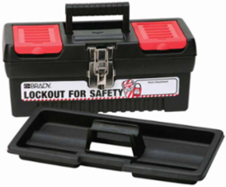 Portable Lockout Tagout Station Boxes 7.1 in H x 14 in W x 5.5 in D