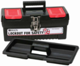 Portable Lockout Tagout Station Boxes 7.1 in H x 14 in W x 5.5 in D