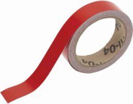 Reflective Banding Tape for Pipe Marking - Roll Form, Reflective Vinyl, Red, 1" x 30'