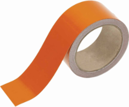Reflective Banding Tape for Pipe Marking - Roll Form, Reflective Vinyl, Orange, 2" x 30'