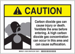 CAUTION Sign 7 Inch H x 10 Inch W, Polystyrene, Abrasion & Chemical Resistant