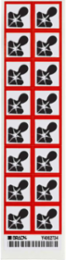 Health Hazard Symbol GHS Labels, 1" H x 1" W x 0.004" D