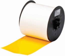 MiniMark Series General Purpose Vinyl Labels, 4" W x 110' L, Yellow, Acrylic