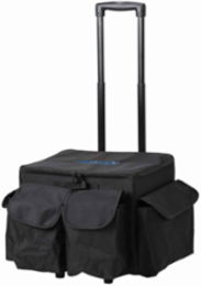 Universal Rolling Printer Case for Benchtop Printers, 19 Inch H x 18 Inch W x 21 Inch D