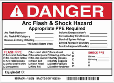 THINNER Labels, Red on Yellow, 3" H x 7" W x 0.006" D