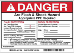 WARNING Wash hands after use. Labels, Black/Orange on White, 3.5" H x 5" W x 0.006" D
