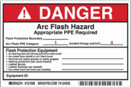DIESEL FUEL Labels, Red on Yellow, 3" H x 7" W x 0.006" D