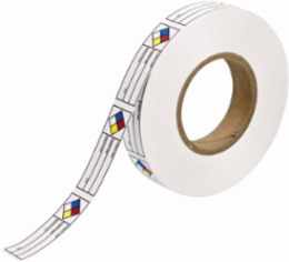 Right To Know NFPA Diamond Labels, 1" H x 3" W x 0.004" D, Vinyl