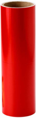 Marking Tape Roll - Adhesive Vinyl, Solid Color, Red, 12" x 12'