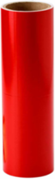 Marking Tape Roll - Adhesive Vinyl, Solid Color, Red, 12" x 12'