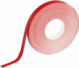Marking Tape Roll - Adhesive Vinyl, Solid Color, Red, 0.25"x 50