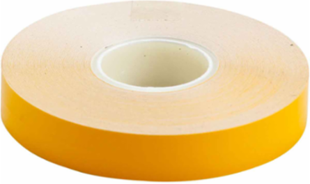 Marking Tape Roll - Adhesive Vinyl, Solid Color, Yellow, 0.50" x 50'