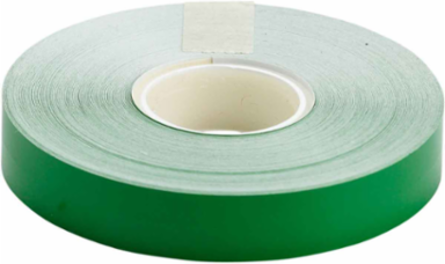 Marking Tape Roll - Adhesive Vinyl, Solid Color, Green, 0.50" x 50'