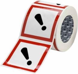 GHS Acute Toxic Picto Label, 4" H x 4" W x .035" D