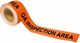 ToughStripe® Floor Marking Tape Roll - Polyester, Black on Orange, 3" x 100'