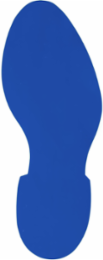 Aisle Marking Tape - 3.5 Inch x 12 Inch Vinyl, Blue, Permanent Adhesive